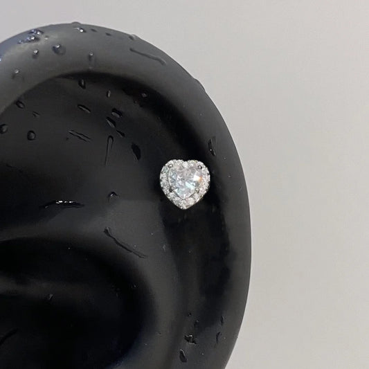 Luméa Heart Helix Earring