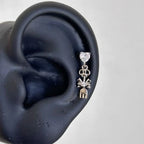 CelestiFork Helix Earrings