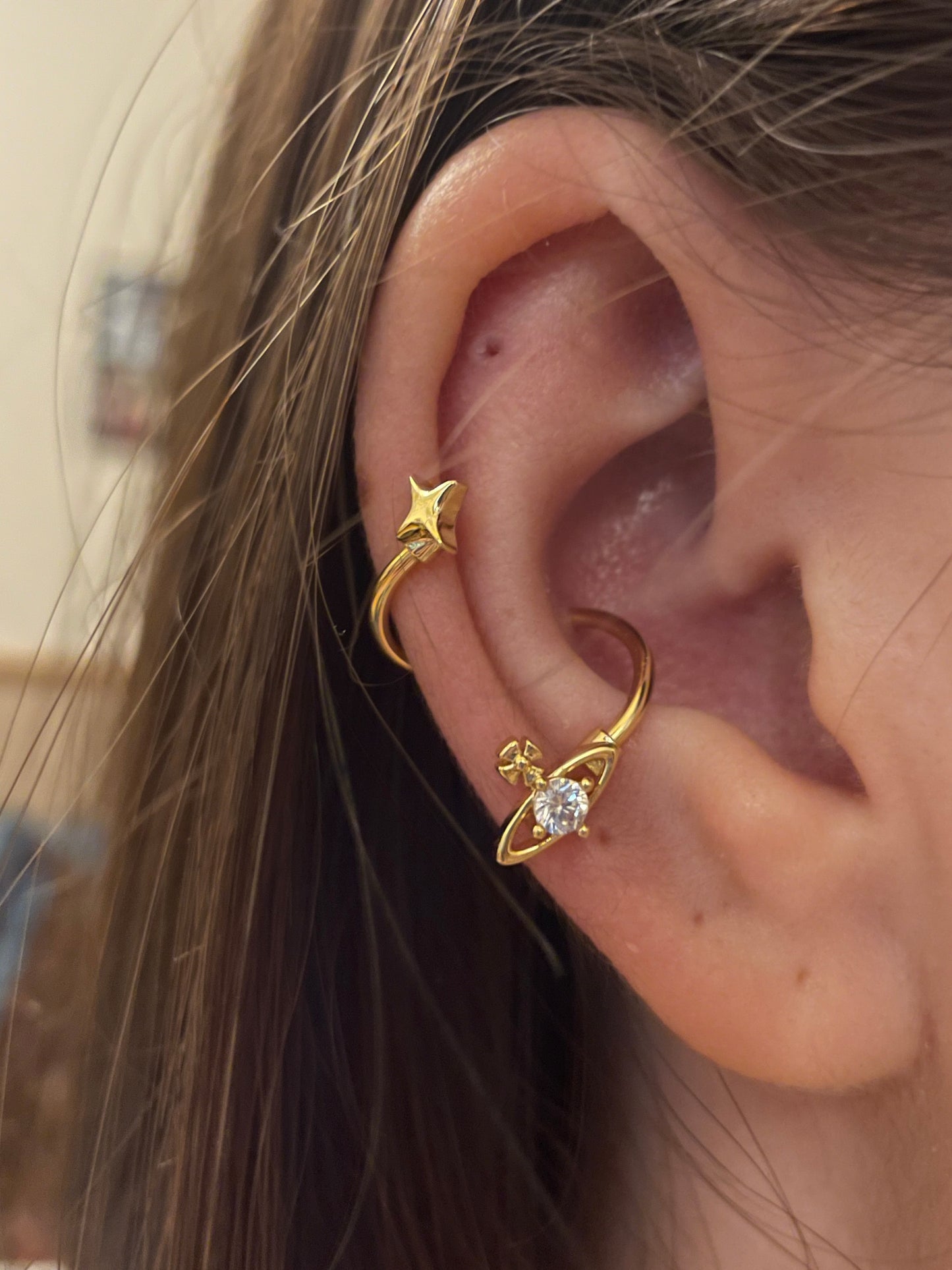 Aurora Swirl Conch Earrings
