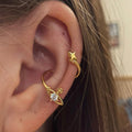 Aurora Swirl Conch Earrings