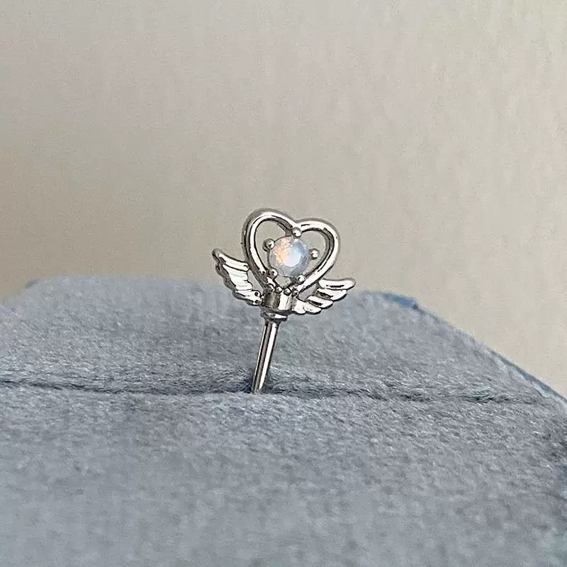 AngelWish Vertical Helix Earrings