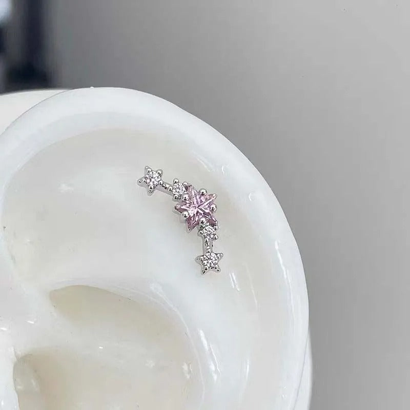 Celeste Star Helix Earrings