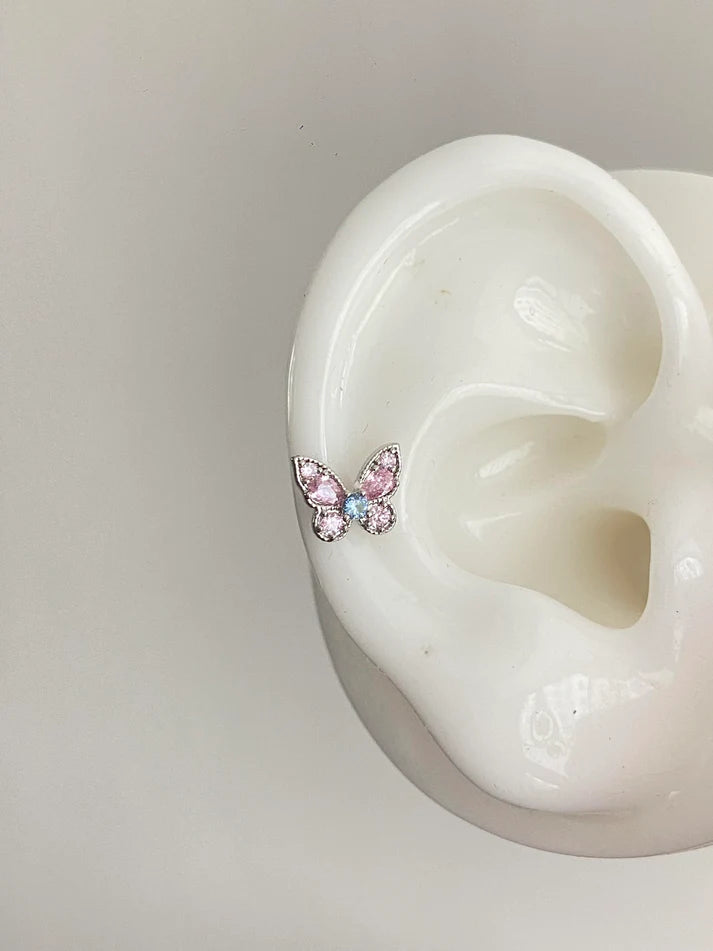 Aurora Butterfly Helix Earring