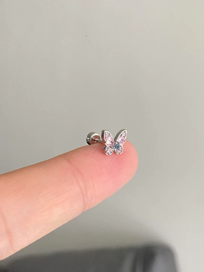 Aurora Butterfly Helix Earring