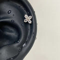 Crystal Axis Helix Earrings