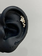 Golden StellaPath Helix Earrings