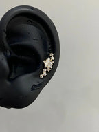 Golden StellaPath Helix Earrings