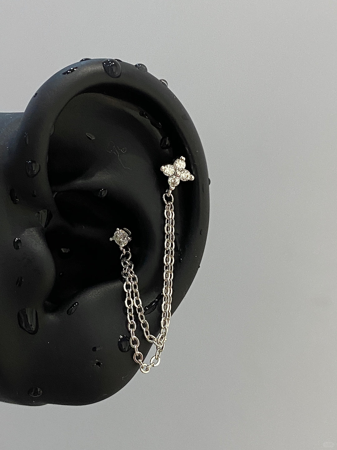 CascadeLink Chain Earrings