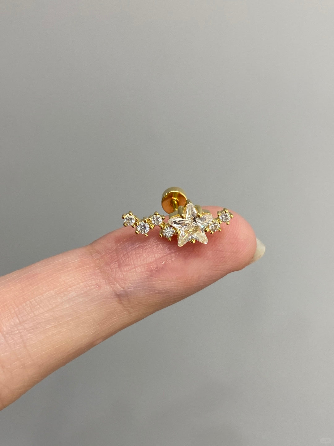 Golden StellaPath Helix Earrings