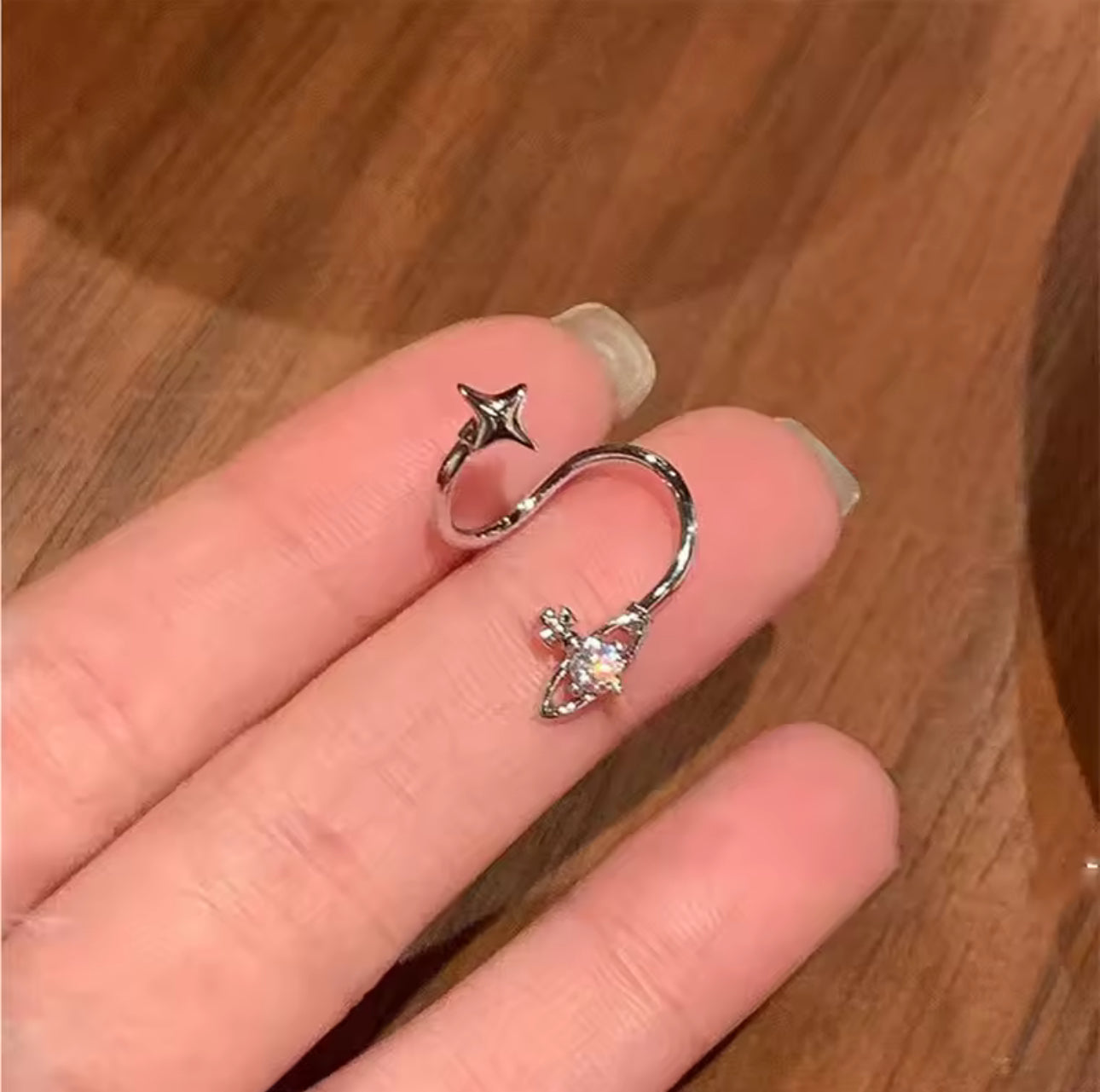 Orbit Swirl Conch Earrings