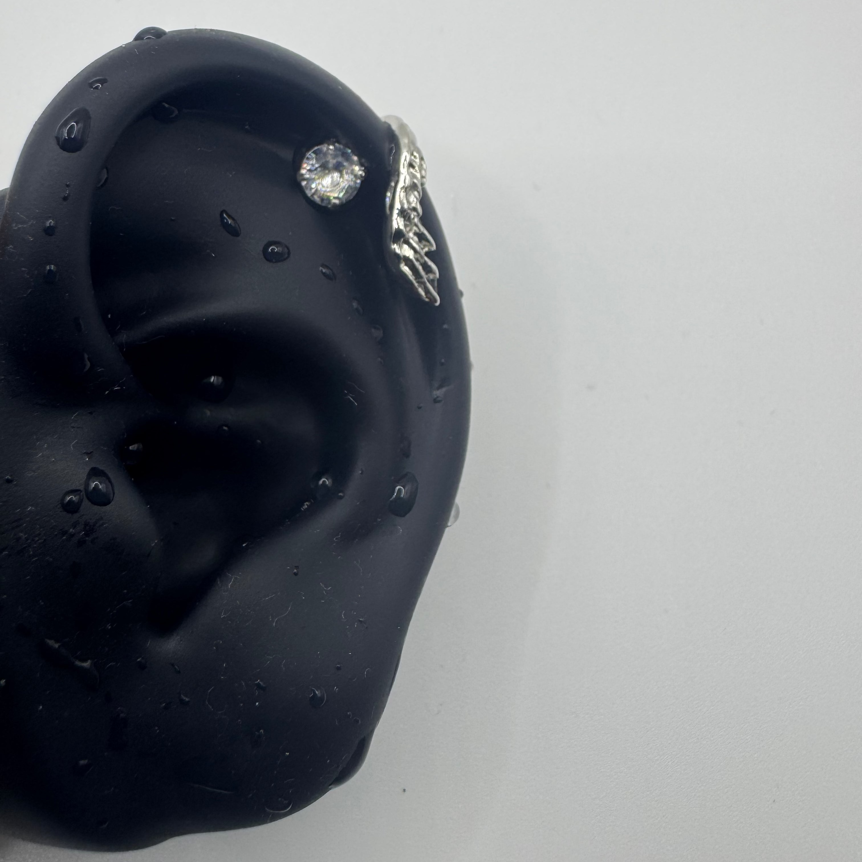 HaloHex Vertical Helix Earrings