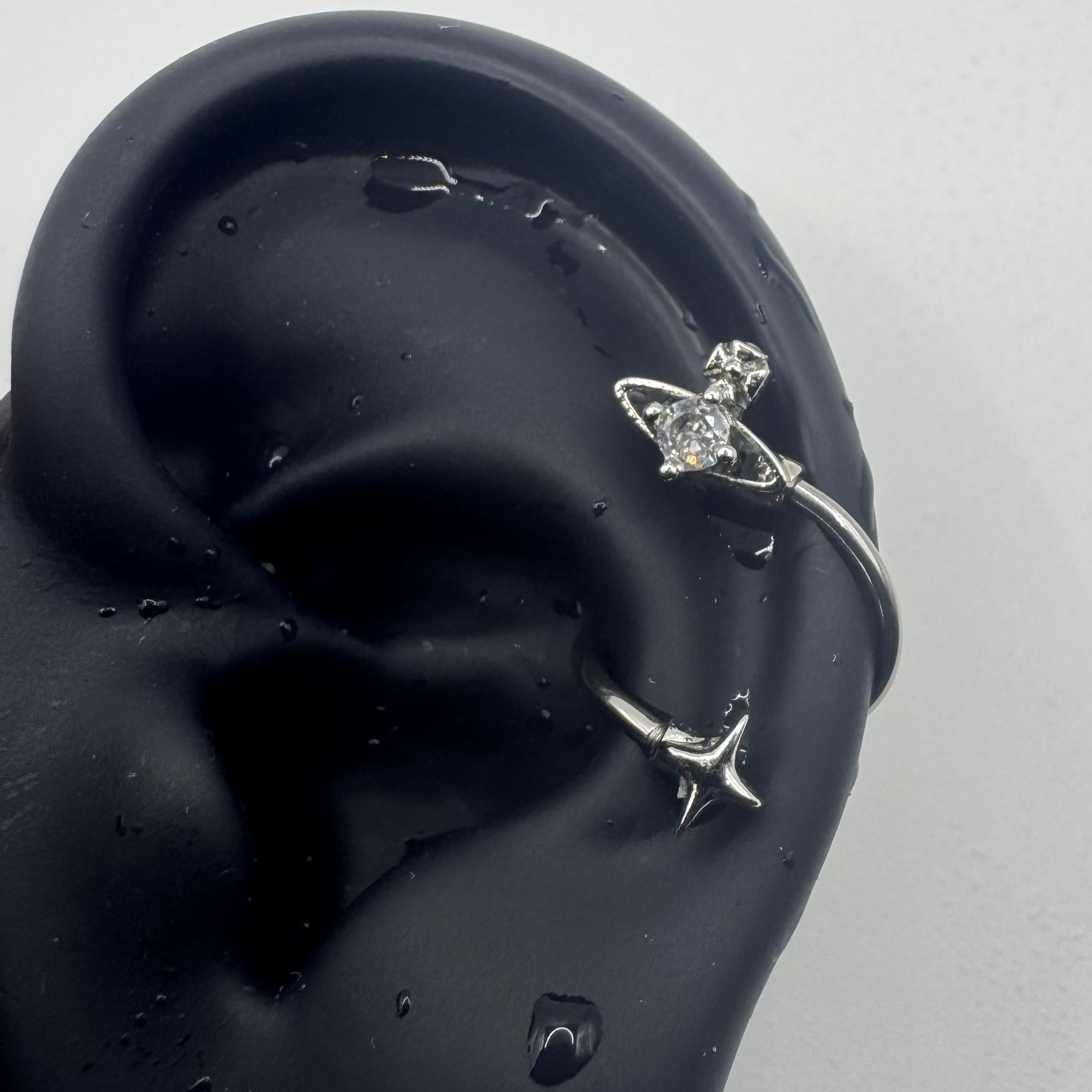 Orbit Swirl Conch Earrings