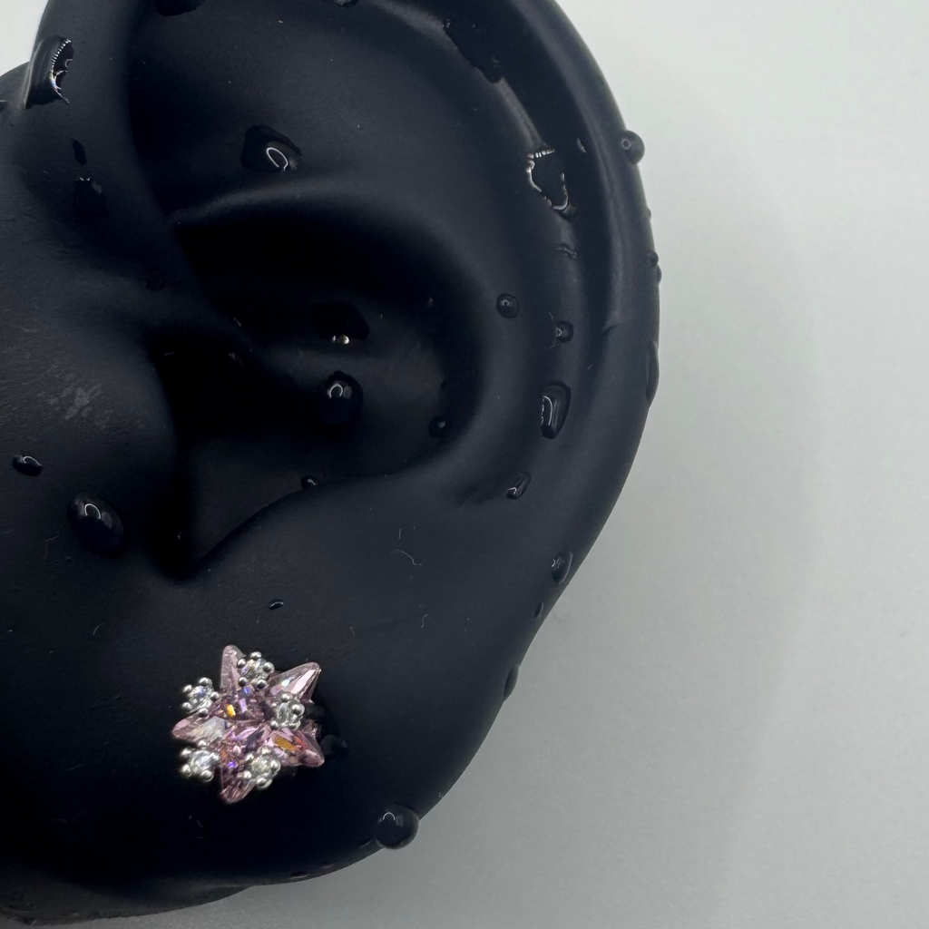 Roséra Crystal Rose Earrings