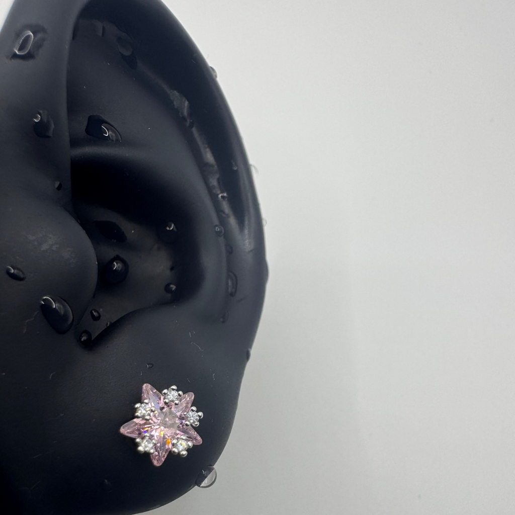 Roséra Crystal Rose Earrings