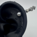 Crown Pearl Helix Earring