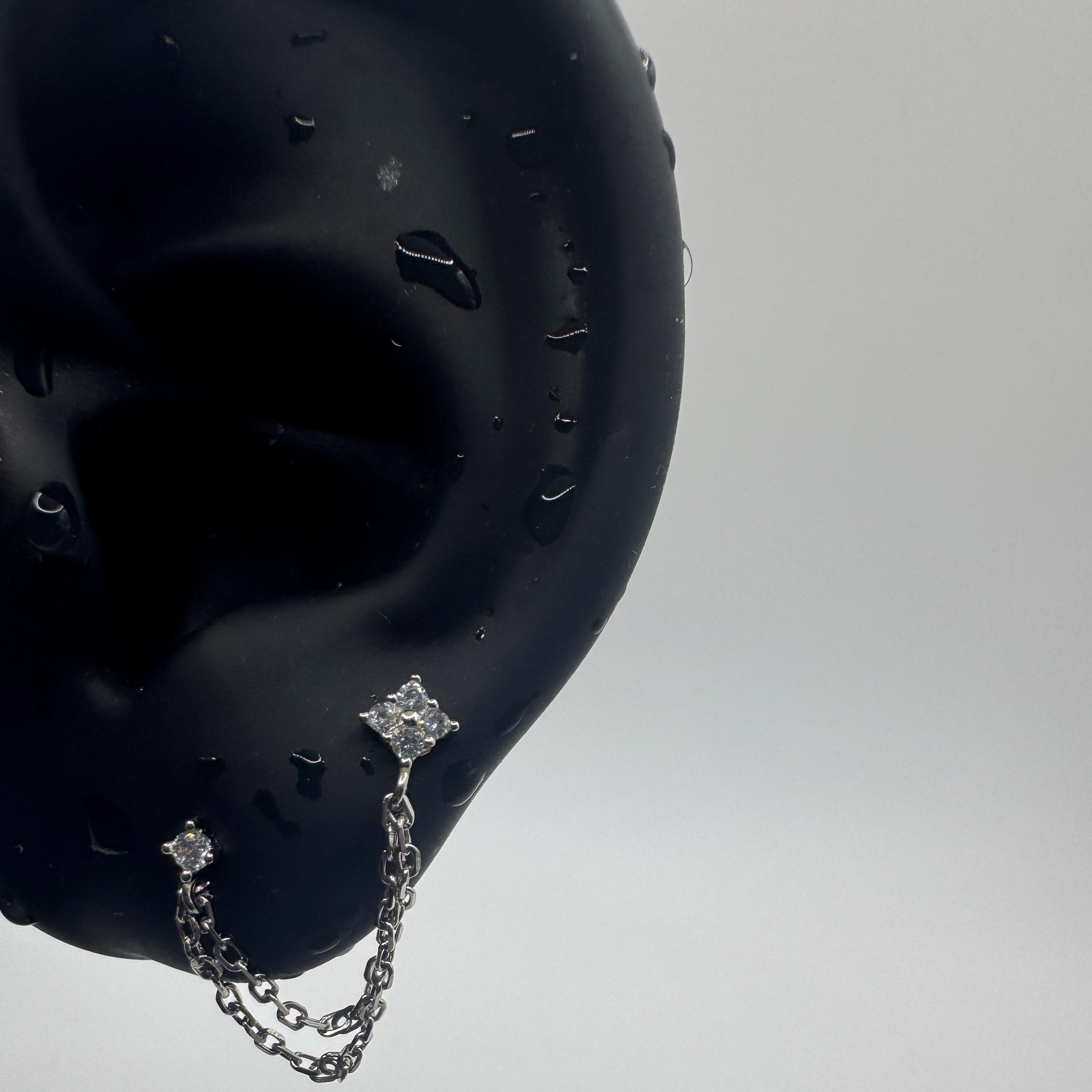 CascadeLink Chain Earrings