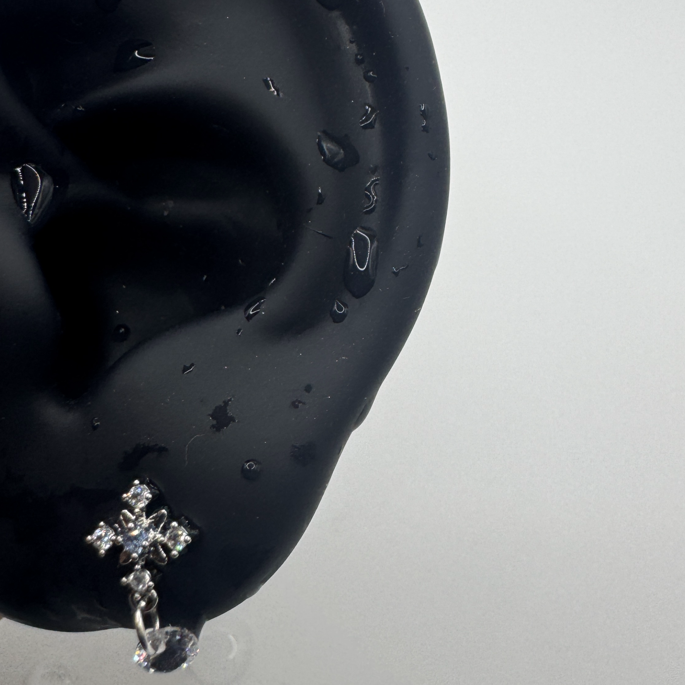 Blue Bloom Helix Earrings