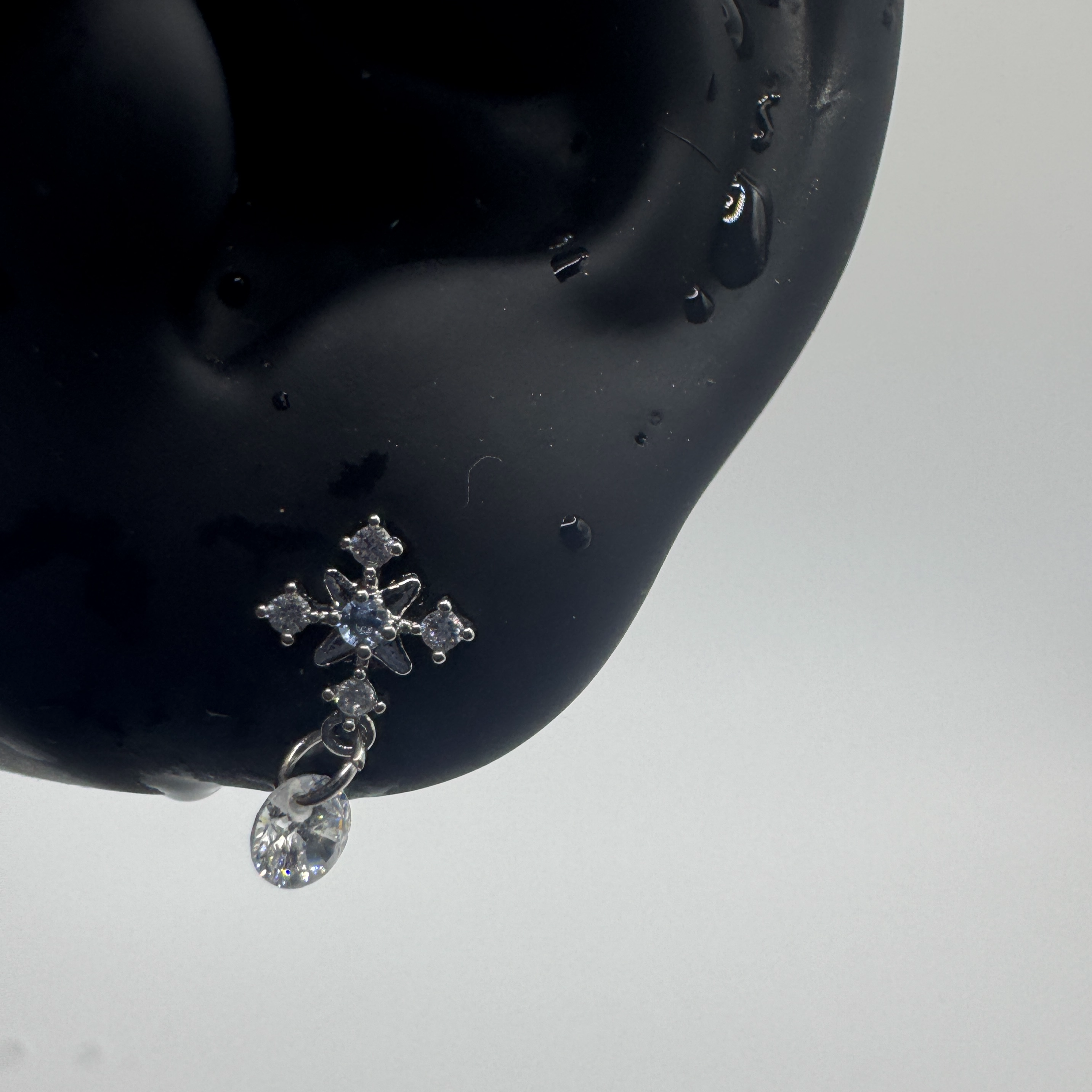 Blue Bloom Helix Earrings