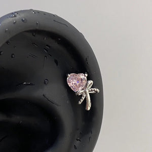 Amoria Bow Helix Earring