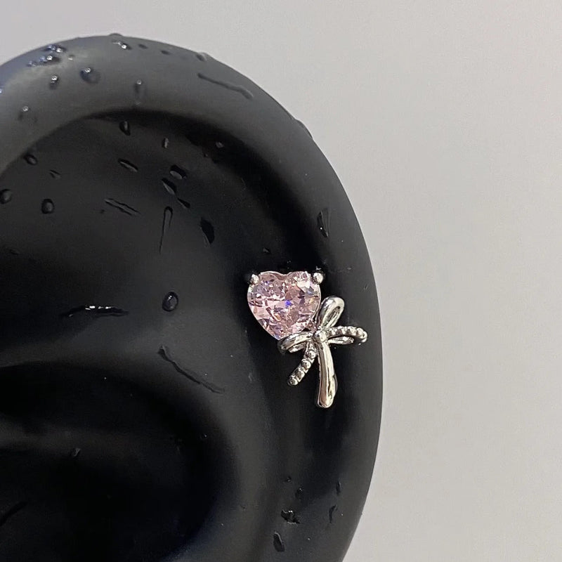 Amoria Bow Helix Earring