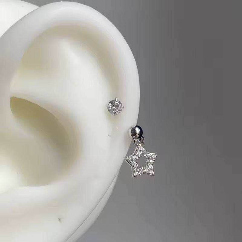 CelestiCharm Duo – Heart & Star Helix