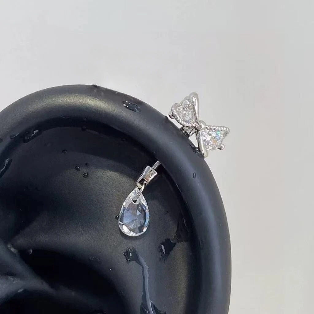 Alura Bow Helix Earrings