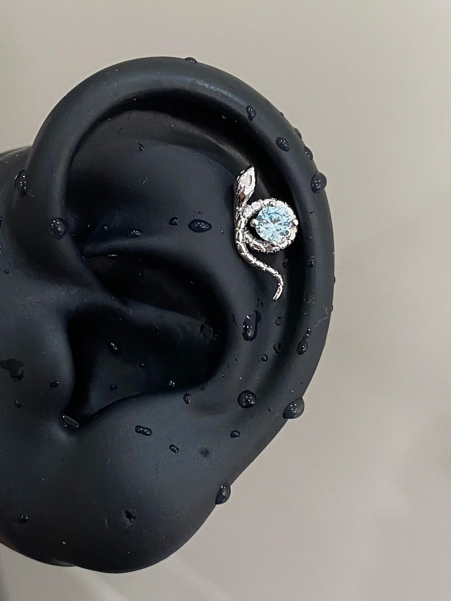 Serpent Bloom Helix Earring