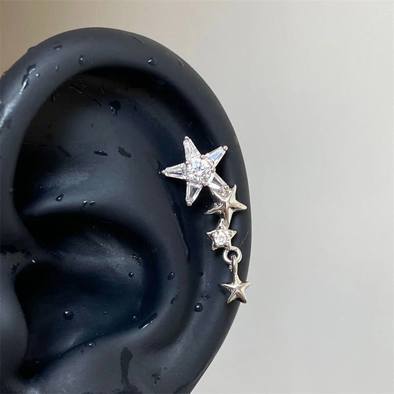 Starlight Drop Helix Earrings