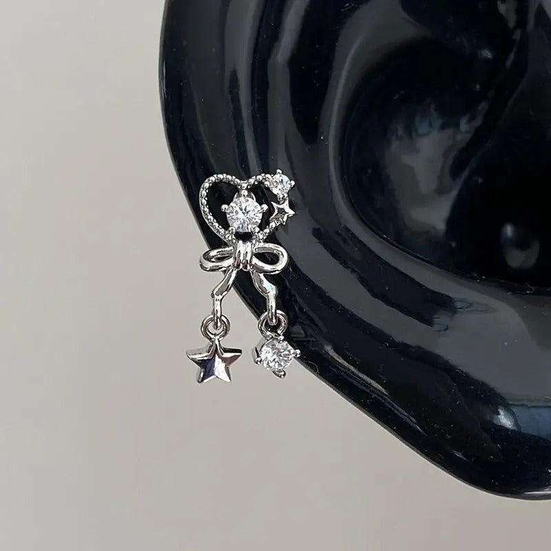 Starlight Bow Helix Earrings