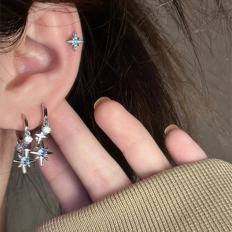 LunaFrost Helix Earrings