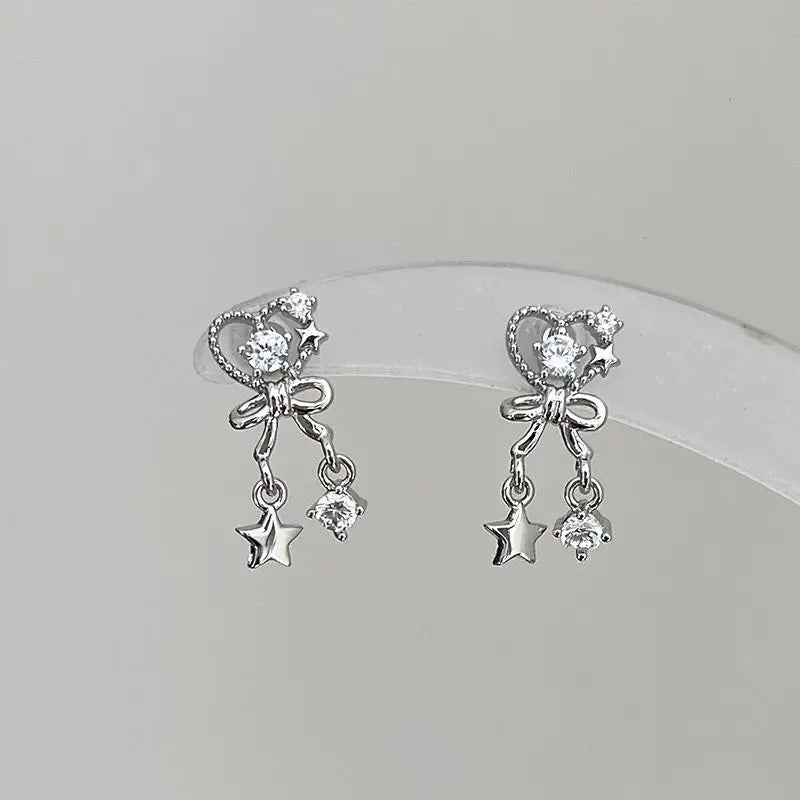 Starlight Bow Helix Earrings