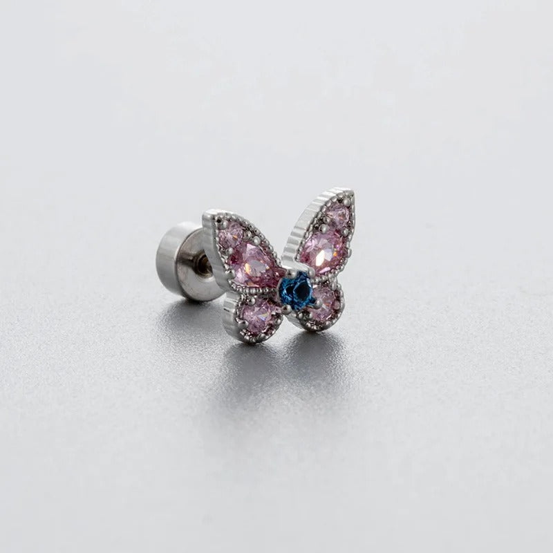 Aurora Butterfly Helix Earring