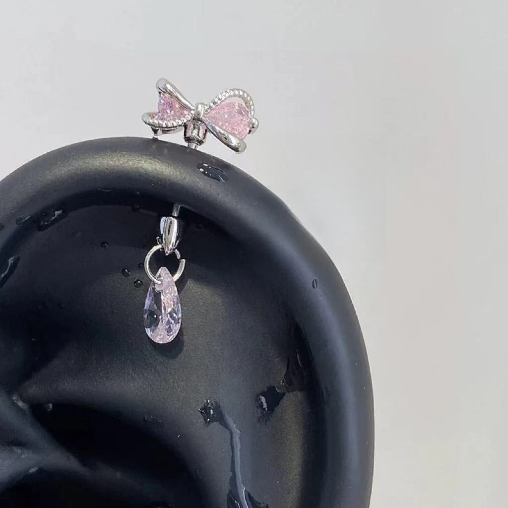 Alura Bow Helix Earrings